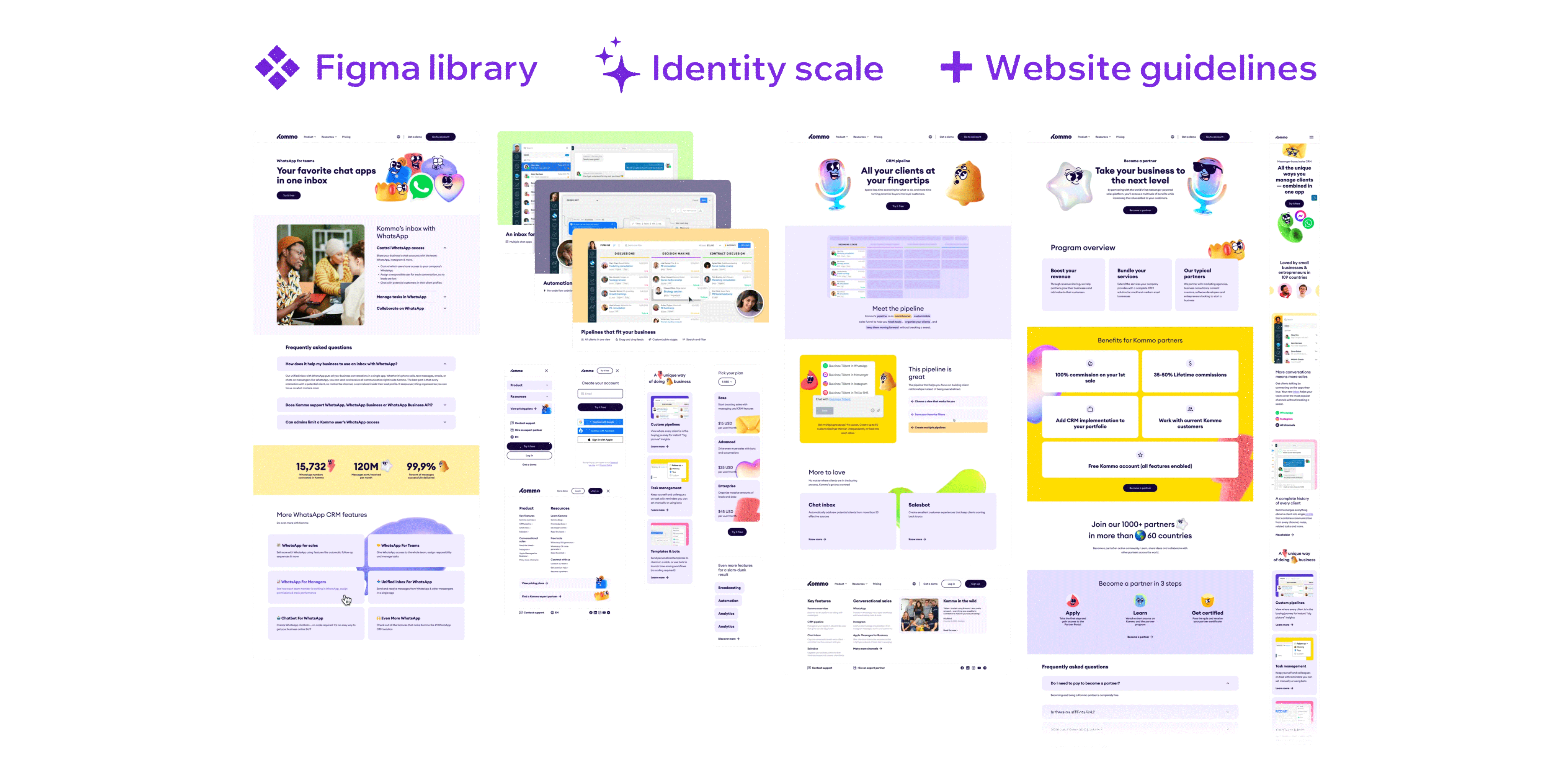 New website project screenshot